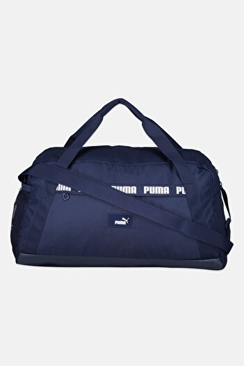 Puma Men Brand Logo Brand Logo Duffle Bag, Navy