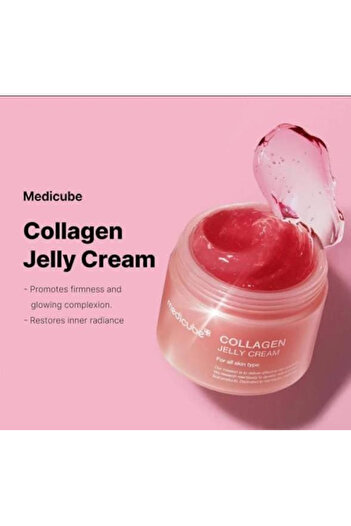 LOCK Medicube Collagen Jelly Cream - Promotes Firmness, Glowing Complexion, Restores Radiance