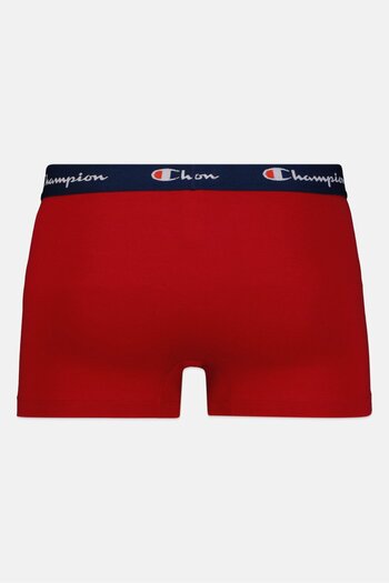 Champion Men 1 Piece Brand Logo Boxer Brief, Red