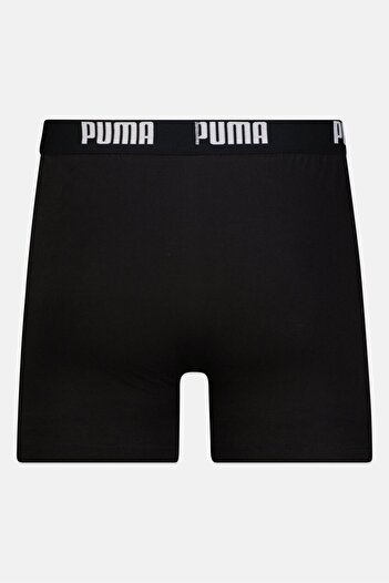 Puma Men 3Pcs Brand Logo Boxer Briefs, Multicolor