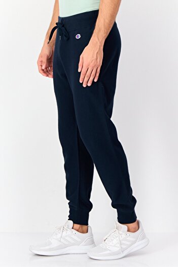Champion Men Sportswear Fit Brand Logo Outdoor Sweatpants, Navy