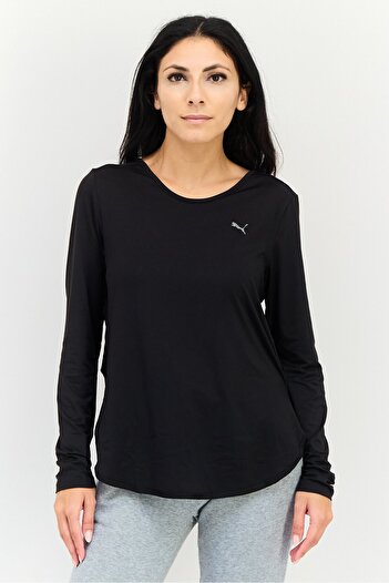Puma Women Sportswear Fit Long Sleeves Training Top, Black