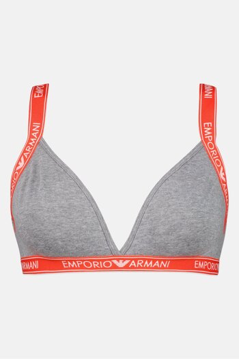 Emporio Armani Women Brand Logo Non Padded Bralette, Multicolor