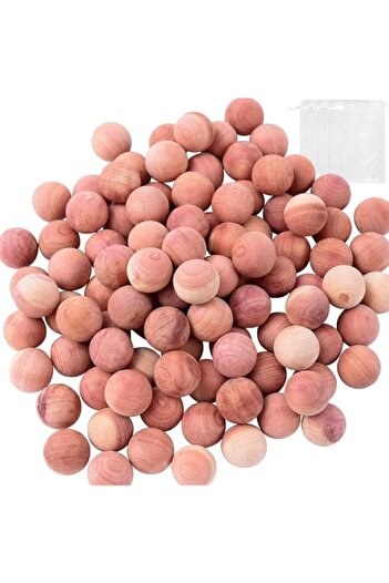 Generic Defsedar Natural Cedar Balls Aromatic Red Cedar Wooden Moth Balls Anti Moth Freshener & Deodoriser