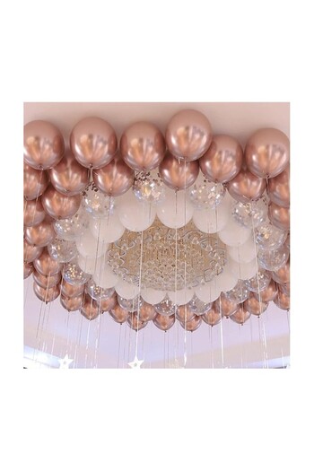OEM Birthday Balloon Arch Set, 32 pieces Metallic pink