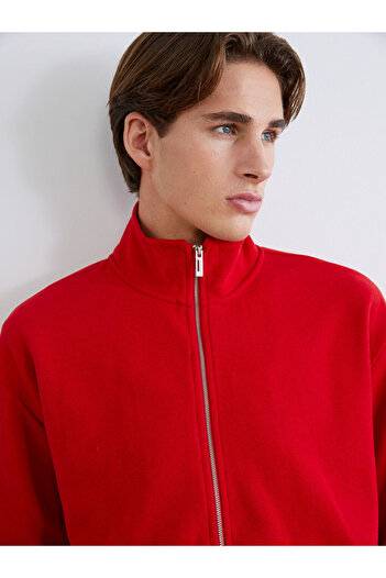 LC Waikiki Sparkling Choices from Shining Store |   Comfortable Fit Stand Collar Men's Zippered Sweatshirt