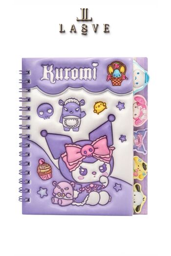 kuromi New Season Sticker Kawaii Kromi My Melodi Cinnamorol Sticker and Notebook Diary Agenda and Sticker