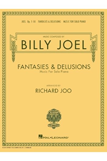 Hal Leonard Pub Co Billy Joel - Fantasies & Delusions: Music for Solo Piano, Op. 1-10