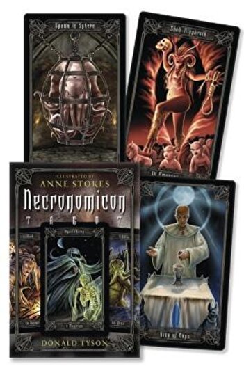 Llewellyn Pubn Necronomicon Tarot Cards Kit [With BookWith Tarot CardsWith Black Organdy Bag]