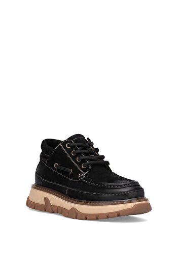 Guja 25K550 Men's Genuine Leather Casual Shoes Black