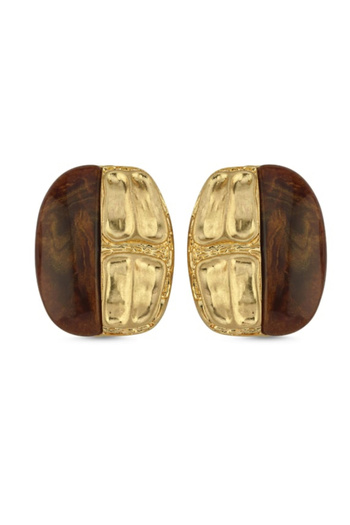 Unzilee Brand Model Brown Earrings