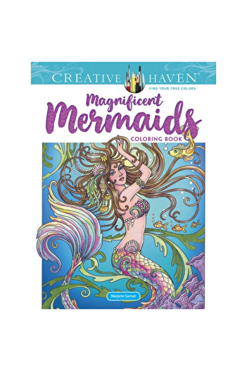 Dover Pubn Inc Creative Haven Magnificent Mermaids Coloring Book