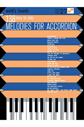 Hal Leonard Pub Co 138 Easy to Play Melodies for Accordion