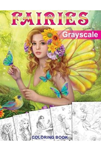Yale Univ Pr Fairies. Grayscale Coloring Book: Coloring Book for Adults