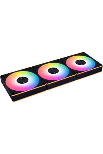 Lian Li UNI Fan CL120 ARGB 120mm PWM Fans - Triple Pack (Reverse Blade) - 2.4 GHz Wireless Signal RG
