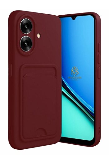 Massemr Realme Note 60 Silicone Case with Business Card Premium Shock Absorbing Transparent Flexible Protection Cover