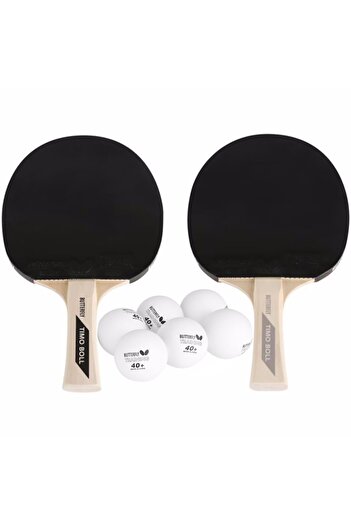 BUTTERFLY Set 2 palete tenis de masa + 6 mingi (Timo Boll)