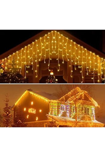 OEM Christmas Icicle String Lights, 15m, 320 LEDs, Warm White