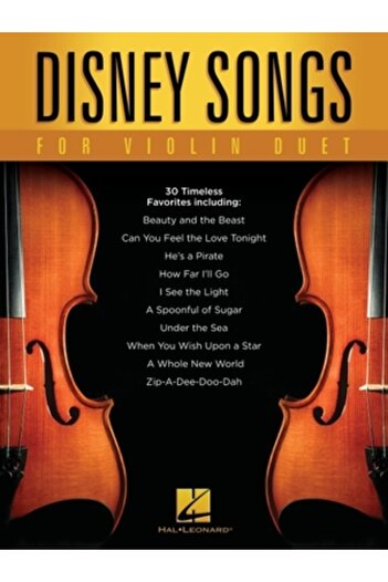 Hal Leonard Pub Co Disney Songs for Violin Duet