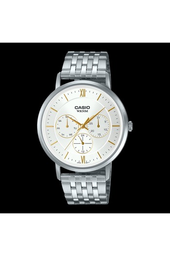 Casio MTP-B300D-7AVDF Men's Analog Silver Watch