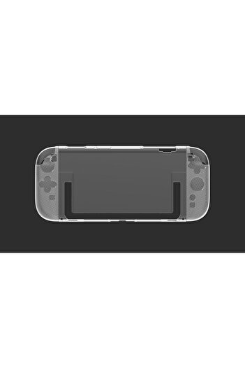 Gamertek Crystal Case for Nintendo Switch 2 | Clear Protective Silicone Cover with Full Button & Por