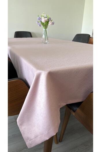 homease Etuval Nostalgia Series Seersucker Print Small Floral Pattern Carefree Tablecloth Dusty Rose