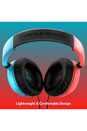 Turtle Beach سماعات أذن سلكية Recon 50 باللونين الأحمر والأزرق