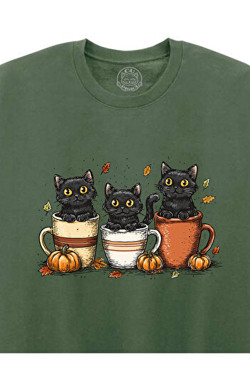 Cu Pisici Printed blouse-Cozy Cats, Unisex