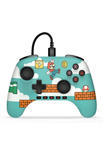 Powera Advantage Wired Controller for Nintendo Switch 2, Mario Time Design