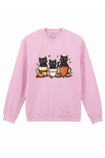 Cu Pisici Printed blouse-Cozy Cats, Unisex
