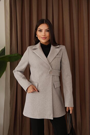 Leo Ferre Women's Cashmere Jacket, Gray.