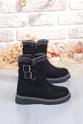 fort Cool Buckle Anatomical Warm Lining Non-Slip Sole Girls' Boots