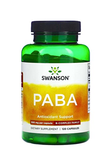 SWANSON PABA 500 mg 120 Capsules