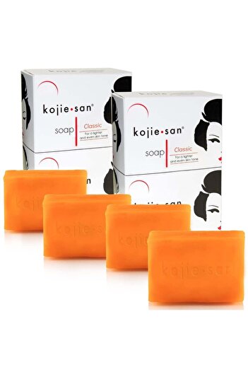 Kojie San Skin Brightening Soap Original Kojic Acid Dark Spot Remover Bar Soap with Coconut Tea Tree