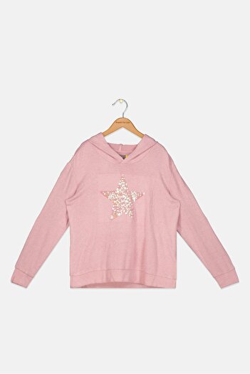 Rumi + Ryder Kids Girl Textured Hoodies, Pink