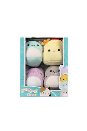 Squishmallows Micromallows Original Micromallows 4-Pack - Irina,Tabitha,Tex,Gordon