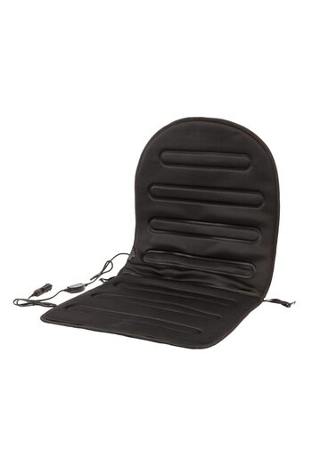 All Heated car seat cover with semi-rounded backrest, 2 heat levels