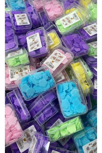 NEWSTORE HOME 1 Box of Magic Soap Scented, Flower Model, 6 Colors the Price Is for 1 Package