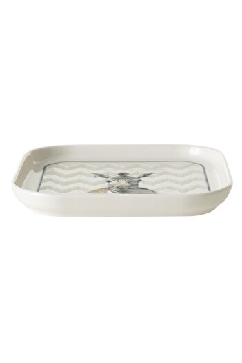 Mudo Concept ICONIC KARE TABAK 17CM-ZEBRA