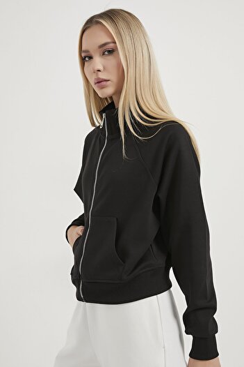 Arma Life Armalife 10679 Women's Sweat with Zippered Pockets and Standing Collar