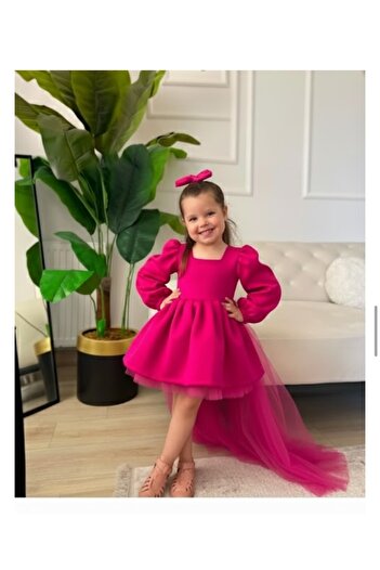 Tinypeople Girls Black Tail Evening Dress Dress Black Evening Dress Child Tail