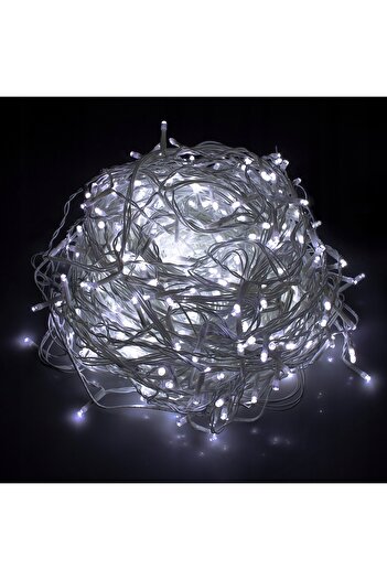 SERSIMO Curtain light garland 300 LEDs, 12m, for indoor/outdoor use, white lighting