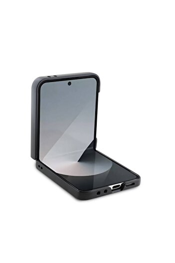 Guess Case for Samsung Galaxy Z Flip7, 4G Metal Logo, Slim Protection, Compatible, Brown