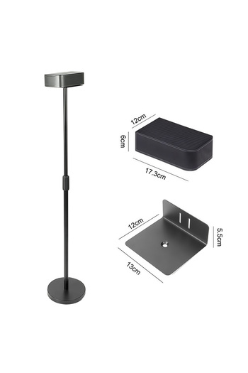 FlashHawk Speaker Stands Pair - Height Adjustable(68-125cm), for JBL BAR1300X, BAR1000/BAR800, BAR9.1/STV500