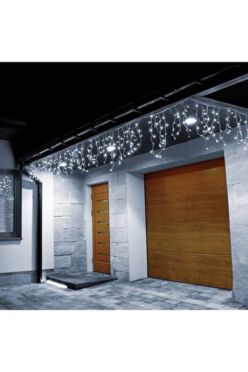 SERSIMO Curtain light garland 500 LEDs, 20m, for indoor/outdoor, white lighting, with remote control