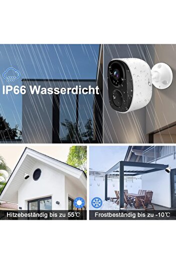 Generic Low Power Surveillance Camera Battery Outdoor Wi-Fi, 2K Camera Surveillance Wireless, IP Camera Outd
