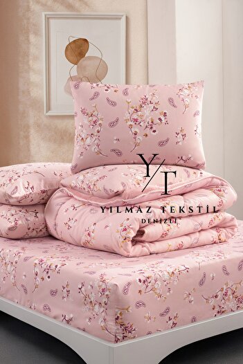 ChicMaison Double Fluffy Sleeping Set |   Fitted Sheet |   Dowry Set |   Dowry Set |   Powder Ethnic