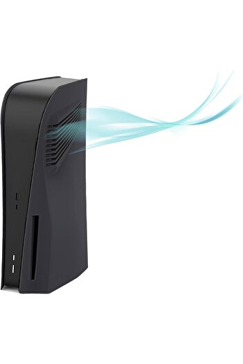 mazn غطاء حماية لإصدار قرص PS5، مقاوم للغبار والخدش (أسود 2)