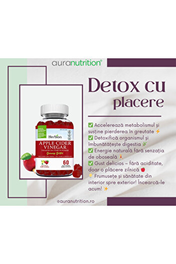Herbion Naturals Apple Cider Vinegar Gummies, 60 Pectin Gummies