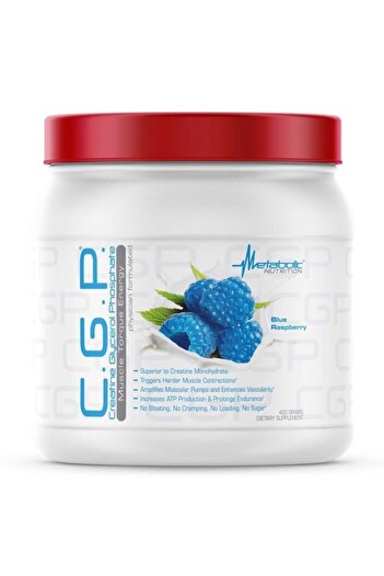 Metabolic Nutrition C.G.P. (Creatine Glycerol Phosphate) 400g - Blue Raspberry